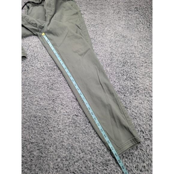 RSQ Pants Mens Small Green Pull On Jogger Tapered Leg Casual Skate Surf Normcore - Picture 8 of 10